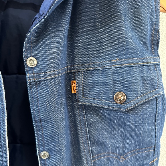 Vintage Levi's Classic Blue Denim Ski Vest - Picture 3 of 7